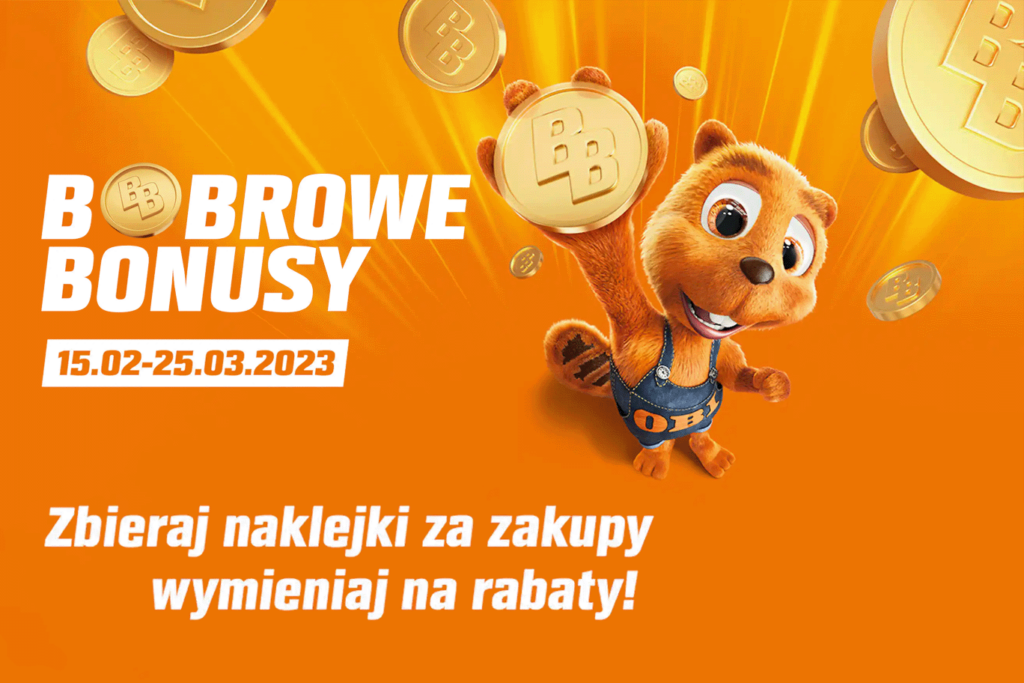 Bobrowe Bonusy W Obi Zbieraj Naklejki I Oszcz Dzaj Gazetki Promocyjne