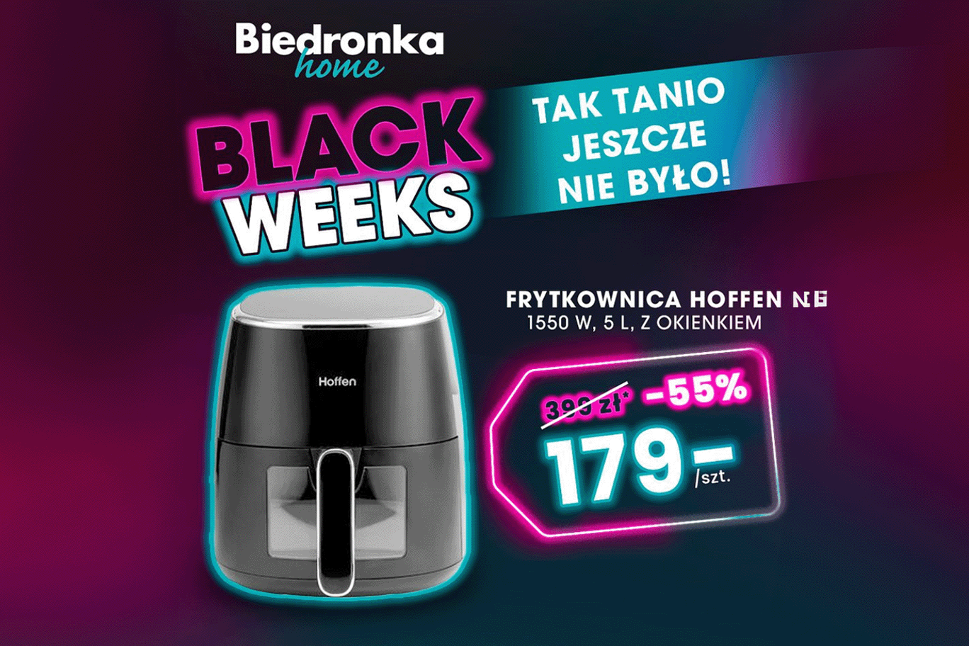 Black Friday w Biedronce. Airfryer w wybornej cenie!