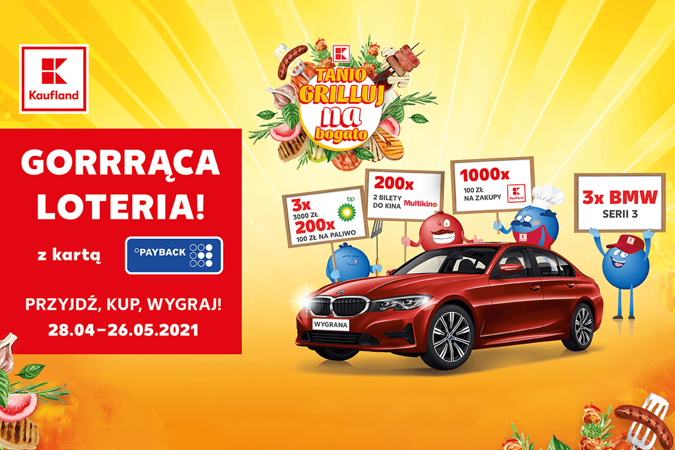 Gorąca loteria w Kauflandzie. Do wygrania aż 3 samochody BMW!