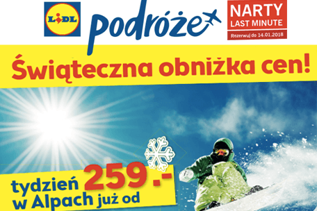 Na narty z Lidl Podróże